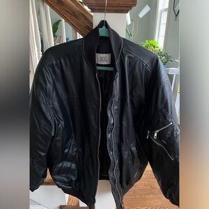 BDG Black Bomber Jacket for Men